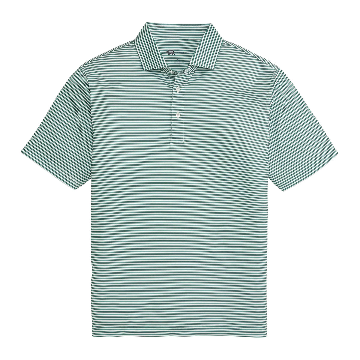 Onward Reserve Guide Stripe Performance Pique Polo - Mallard Green