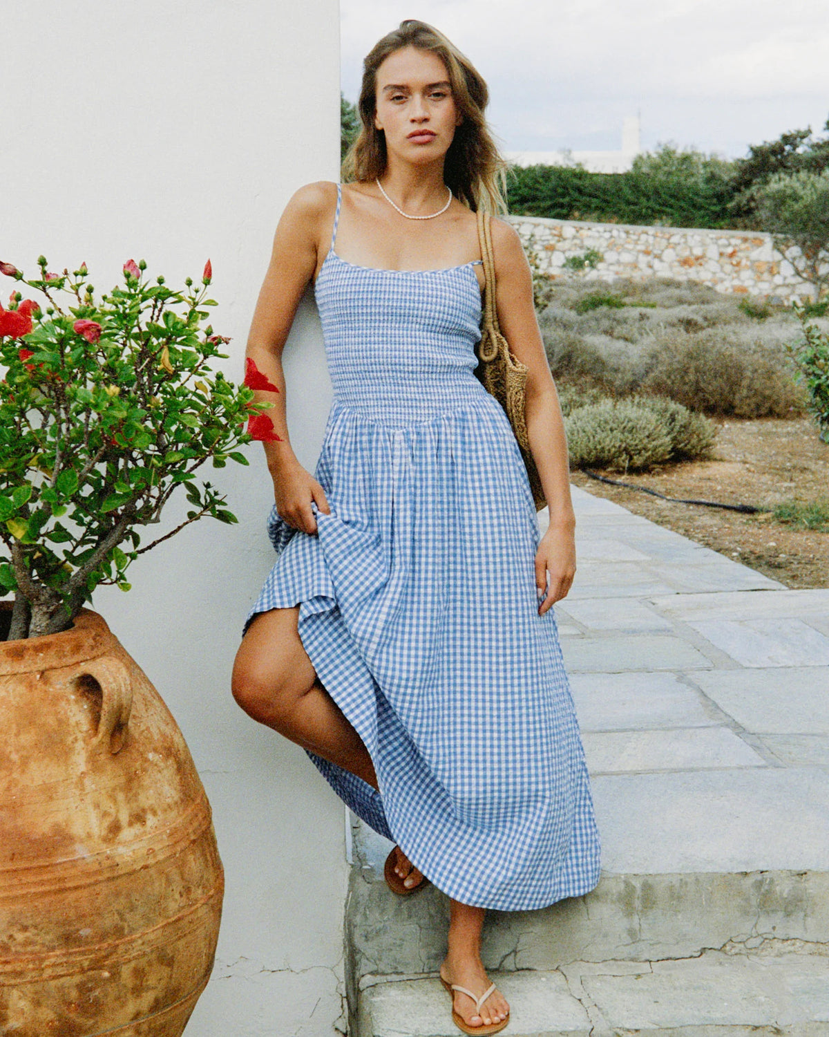 L*Space Misha Midi- Morning Gingham