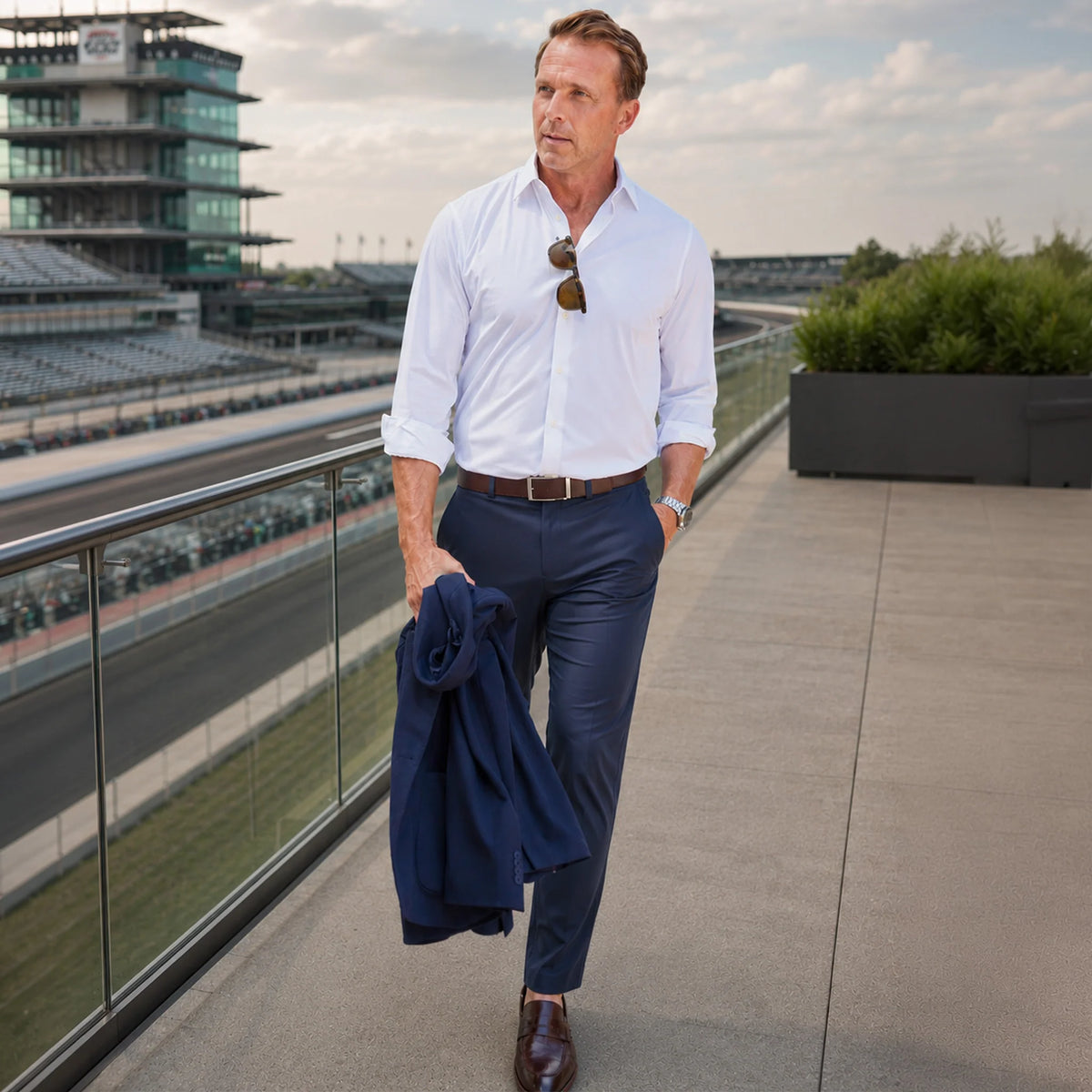 Collars & Co. Apex Tech Pants- Navy