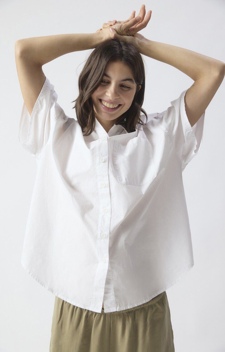 American Vintage Women's shirt Havanarow- Blanc