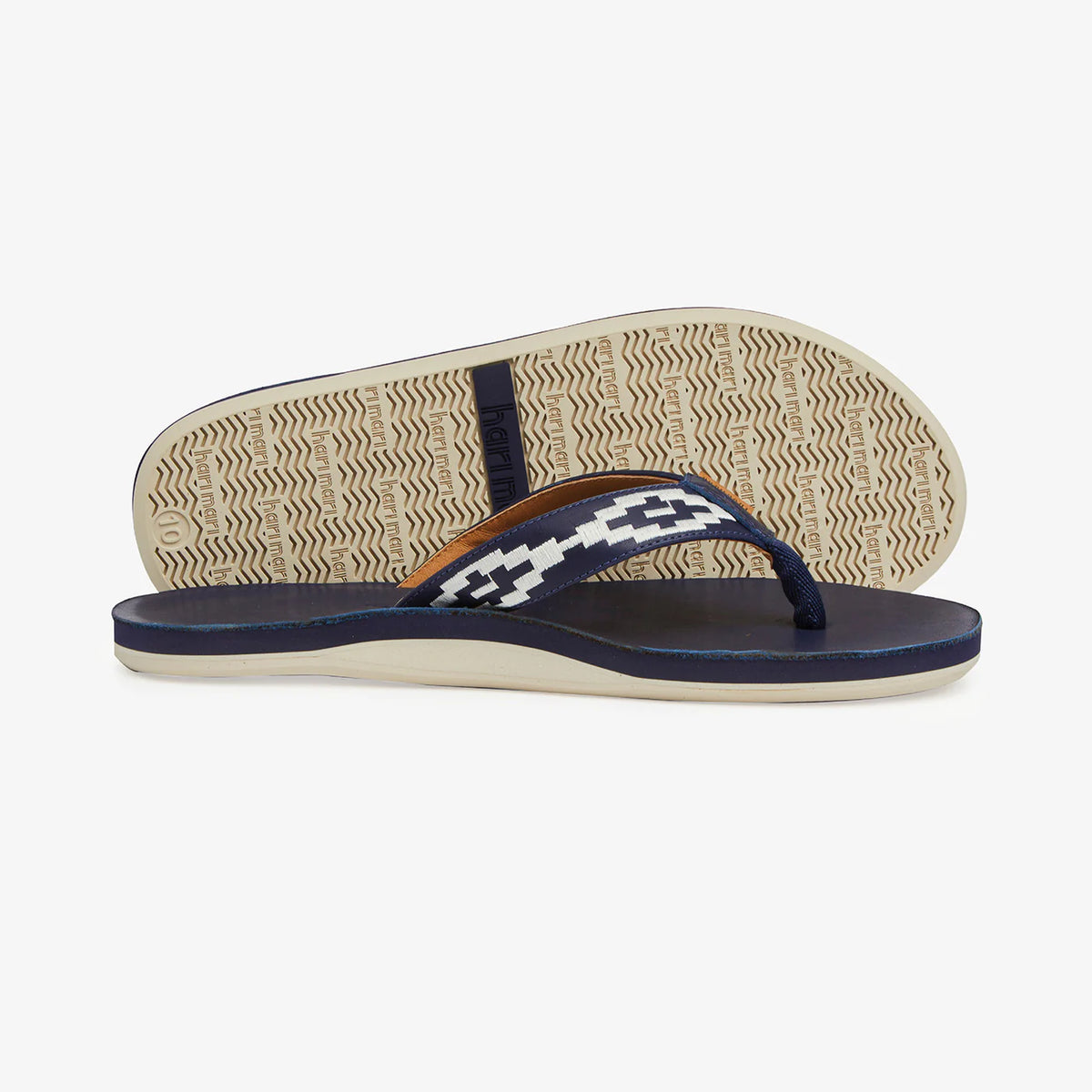 Hari Mari Fields Camino Flip Flop - Navy