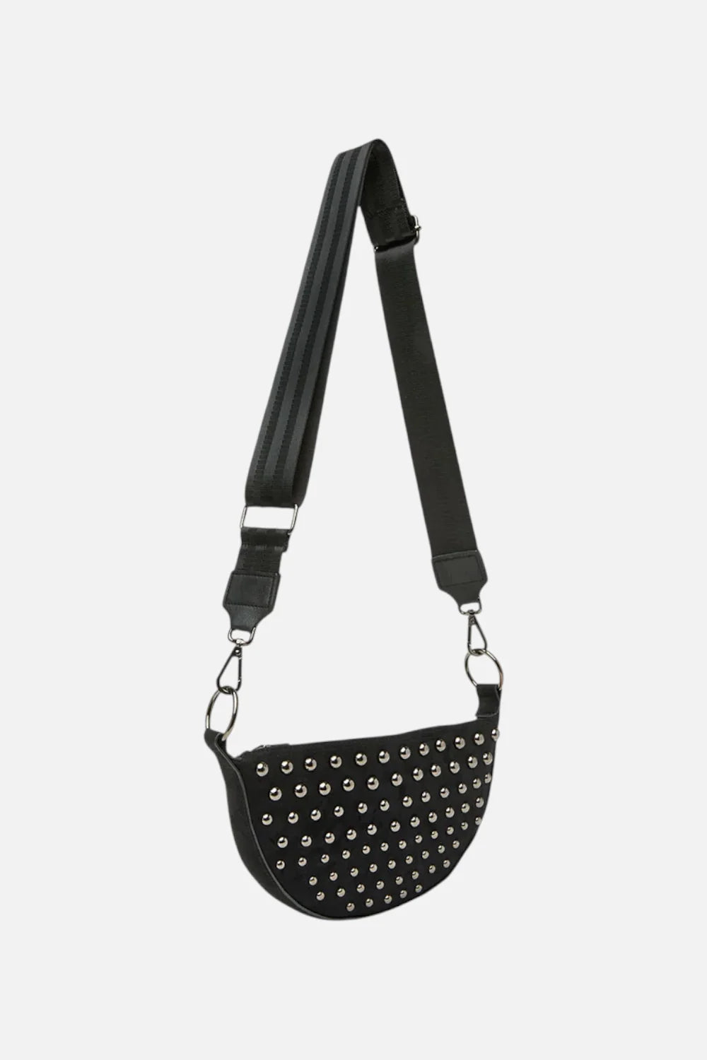Think Royln Superstar with Gunmetal Studs - Black Luxe Suede