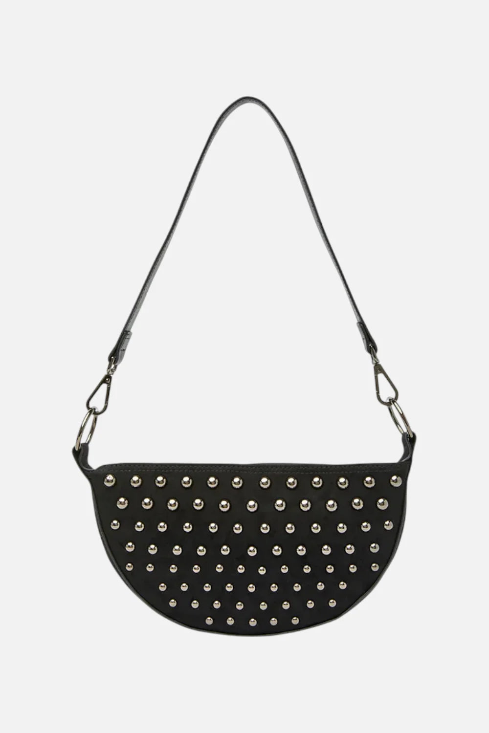 Think Royln Superstar with Gunmetal Studs - Black Luxe Suede