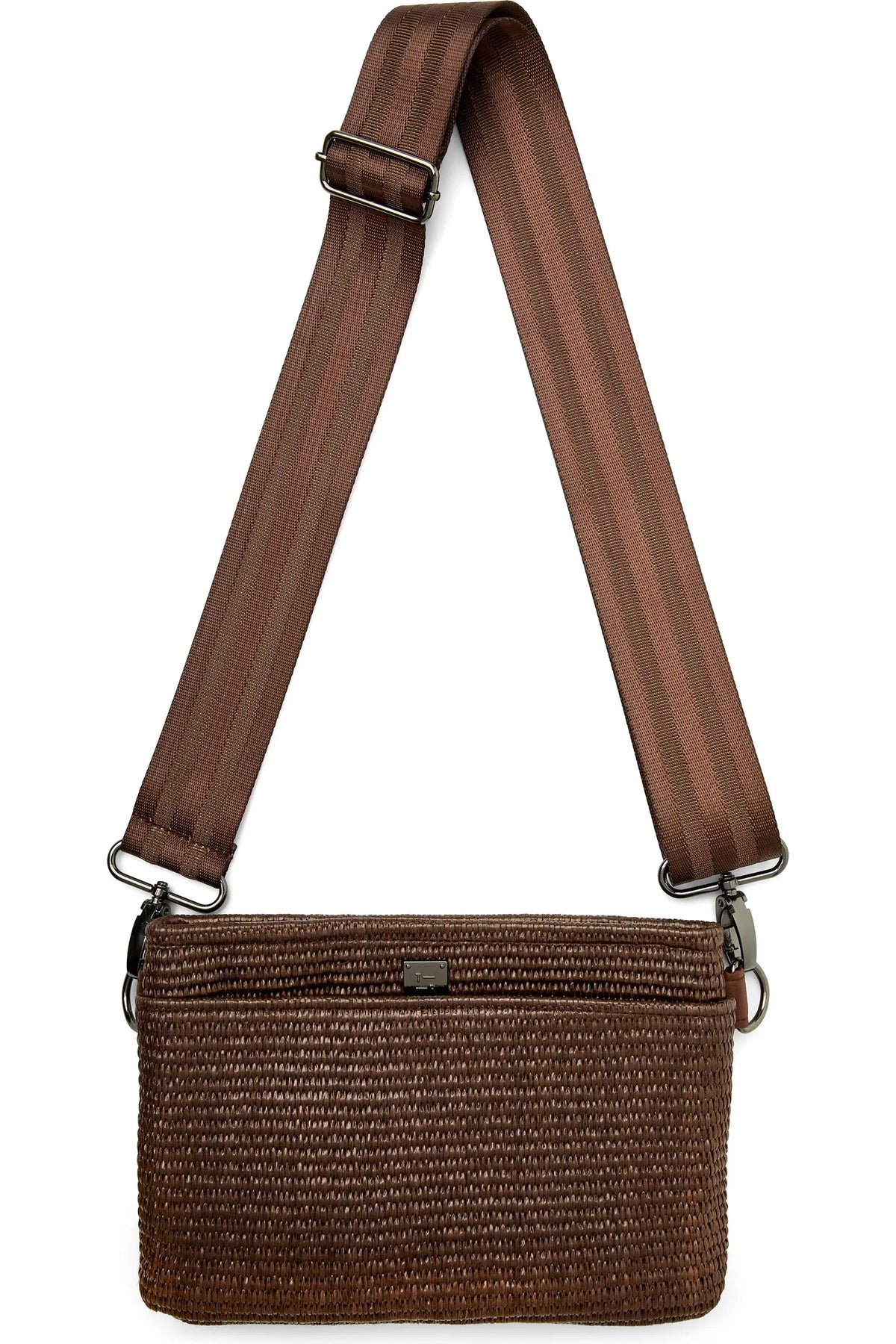Think Royln Bum Bag 2.0 - Espresso Raffia