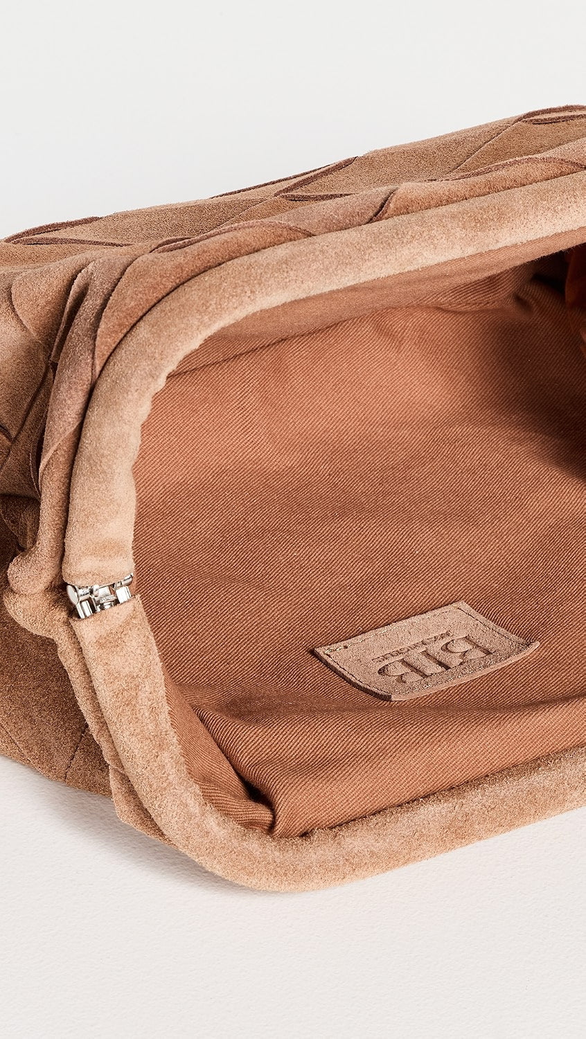 BTB Los Angeles Maylie Clutch - Cognac
