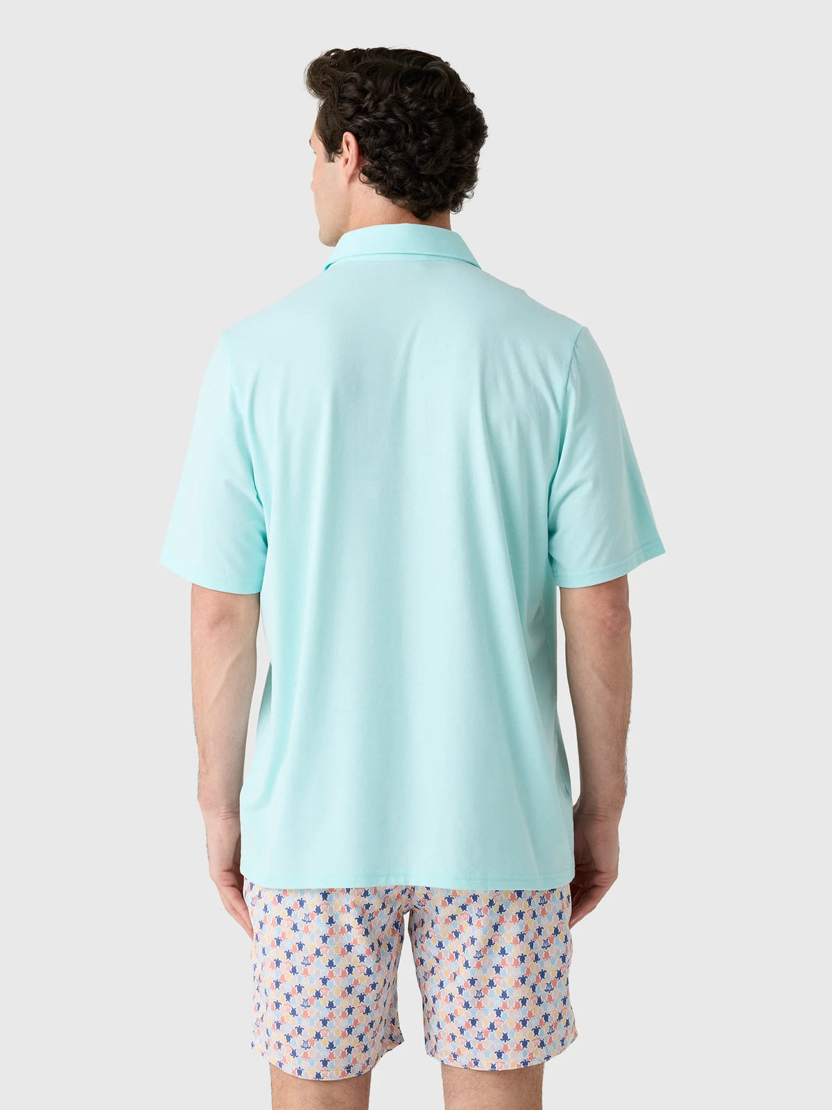 Criquet Performance Players Shirt - Sea Breeze