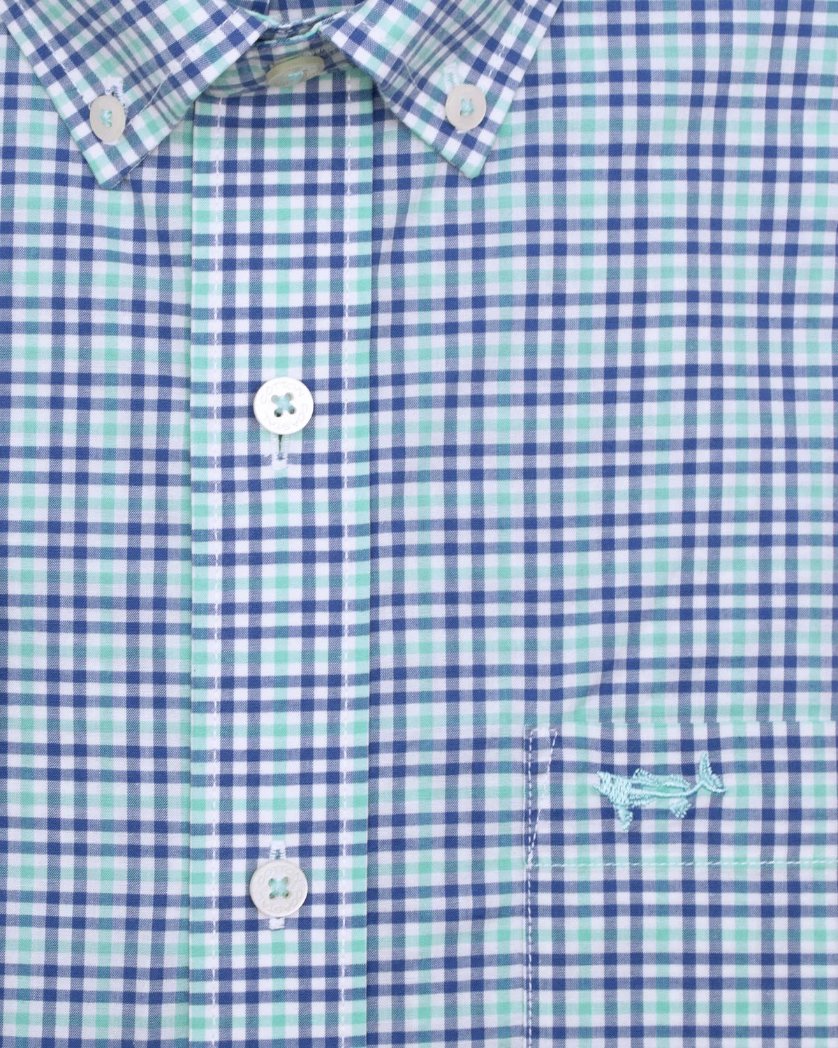 Coastal Cotton Long Sleeve Sport Shirt- Regatta Gingham