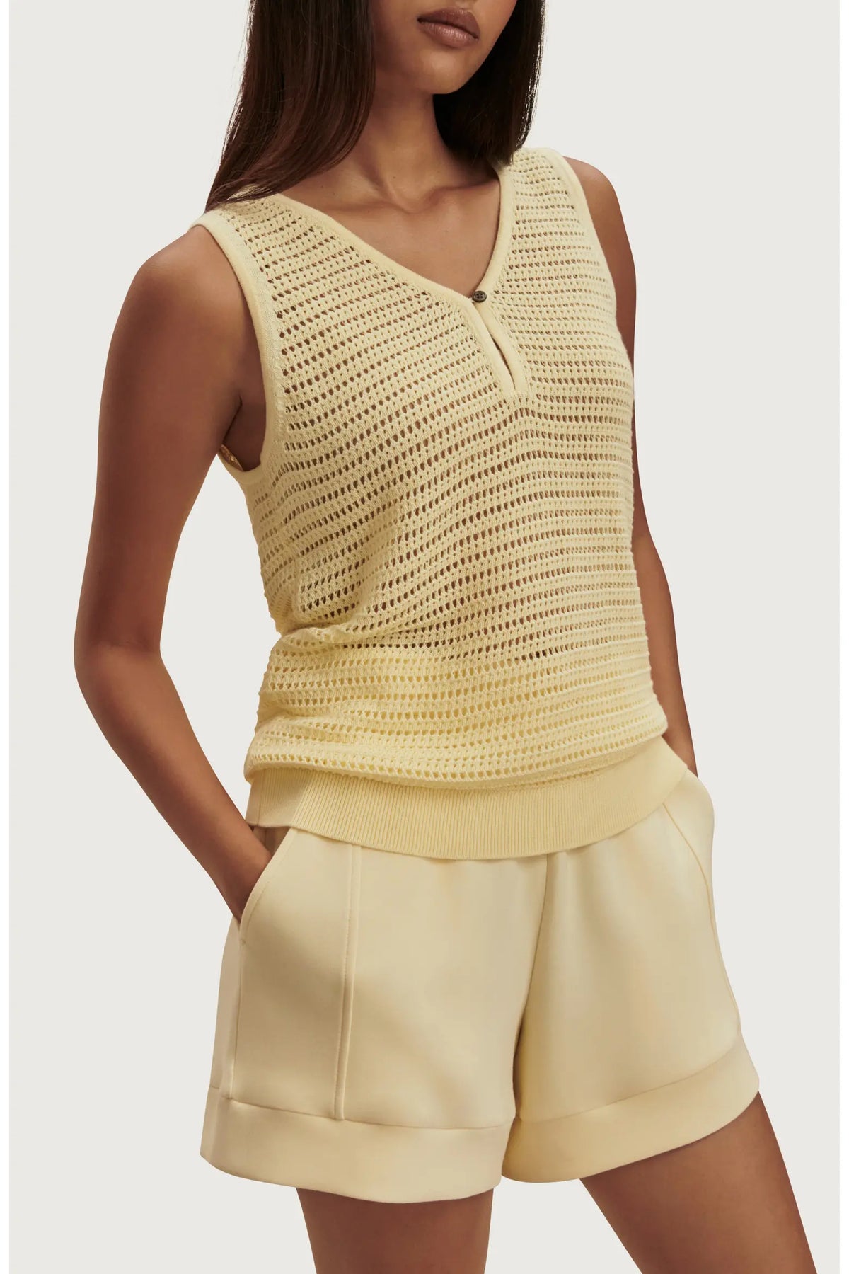 Varley Ramon Knit Tank- Anise Flower