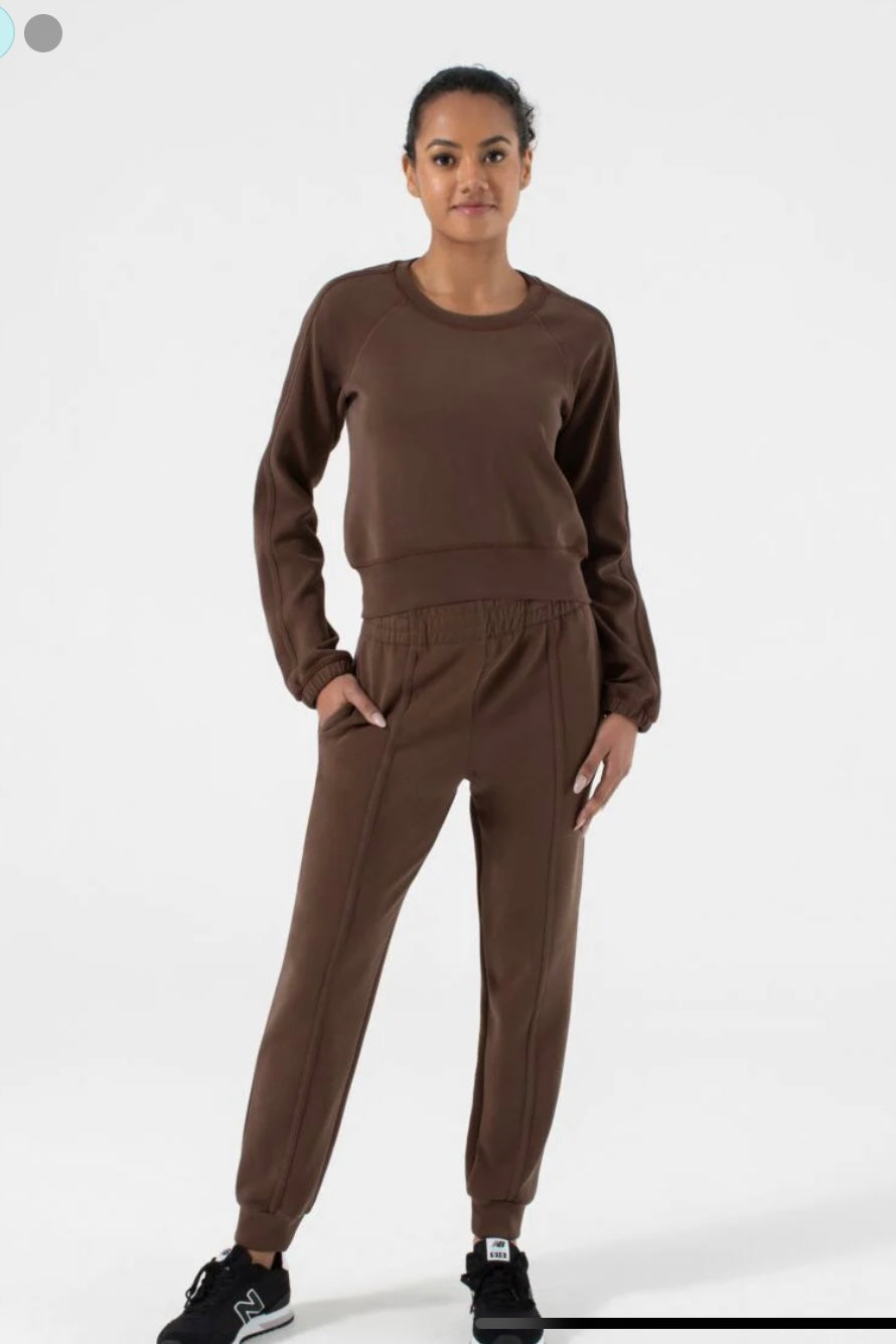 NUX Yuki Sleek Jogger - Chocolate