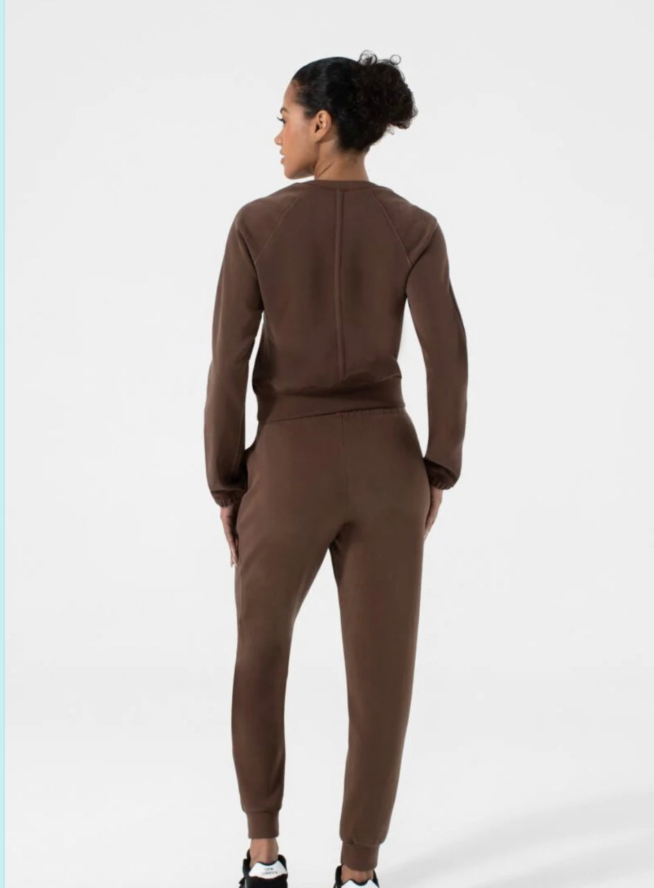 NUX Yuki Sleek Jogger - Chocolate