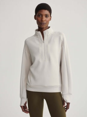 Varley Marissa Half Zip Midlayer - Rainy Day