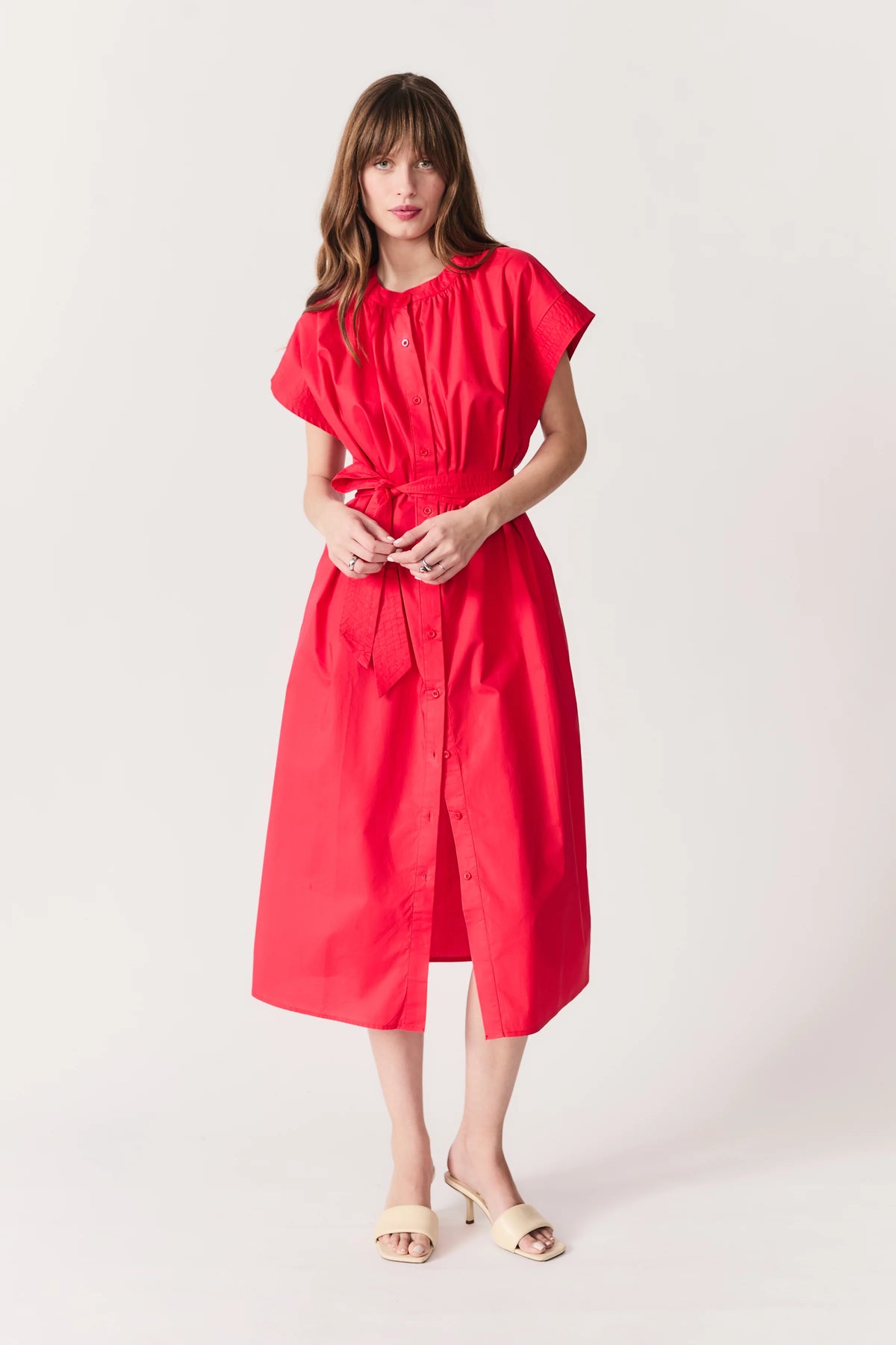 Deluc Cancela Dress - Red