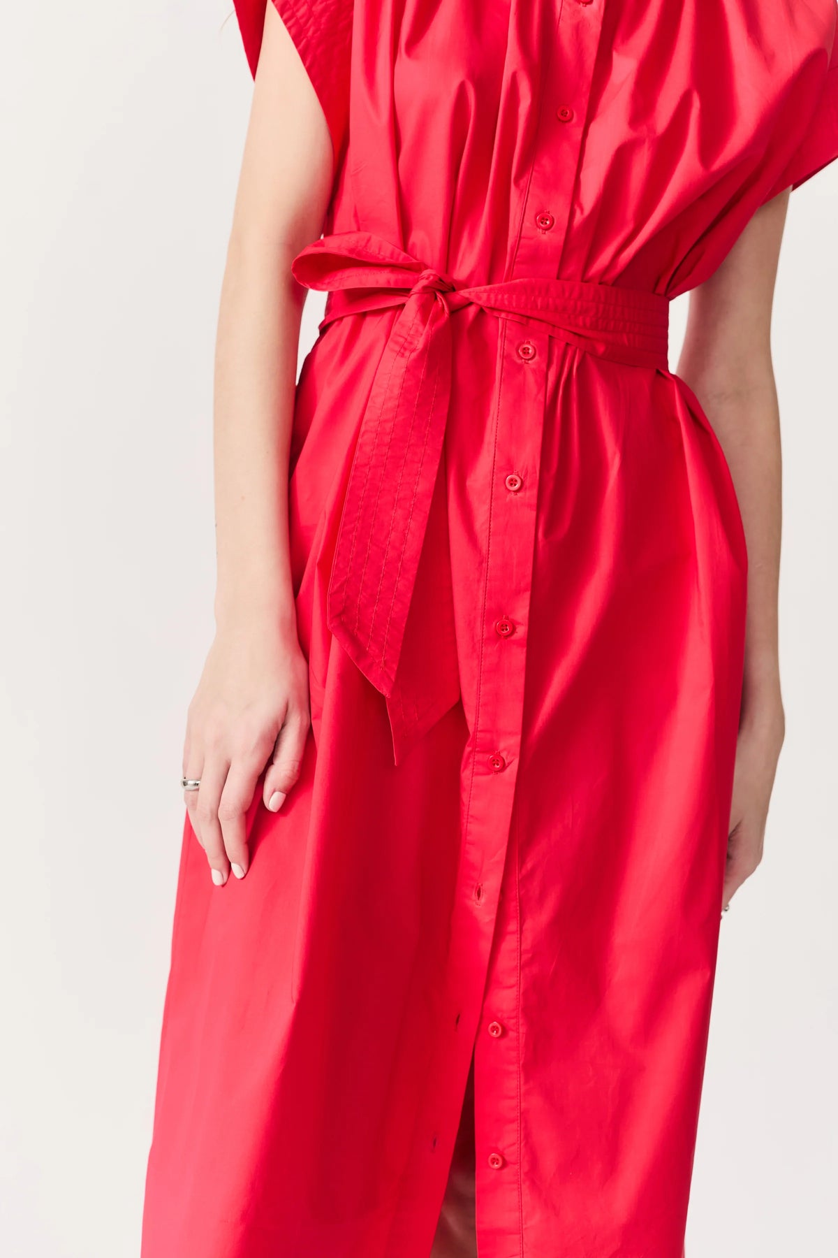 Deluc Cancela Dress - Red