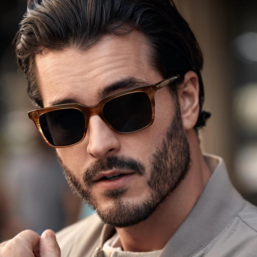DIFF Eyewear Men’s Polarized Billie Sunglasses - Mocha-Brown Polarized