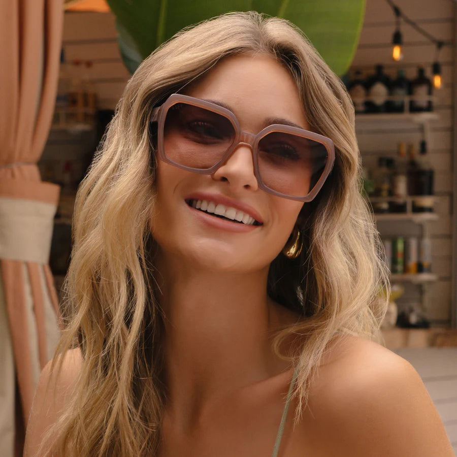 DIFF Eyewear Women’s Polarized Sunglasses - Sloane Macchiato + Brown