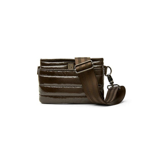 Think Royln Bum Bag Crossbody - Glossy Chocolate