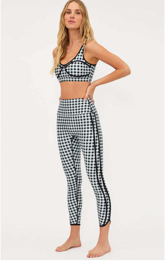 Beach Riot Rella Legging - Slate Gingham