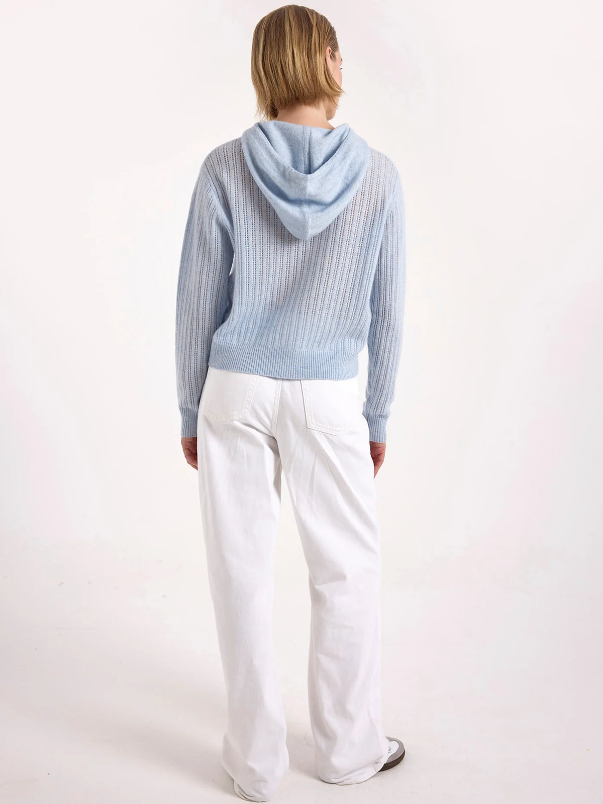 Brodie Demi Ladder Hoodie - Blue Mist