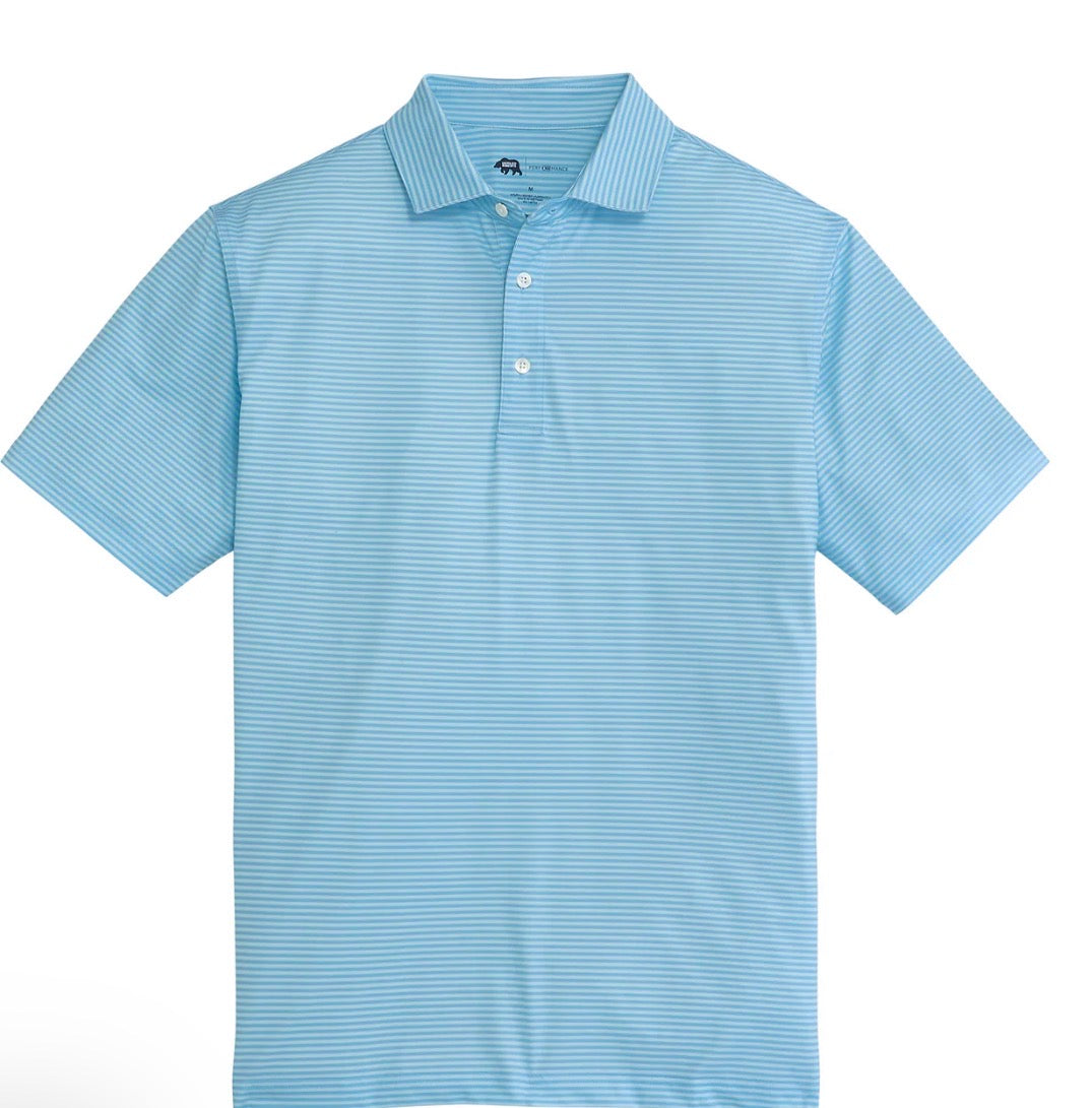 Onward Reserve Echo Stripe Performance Polo - Breeze