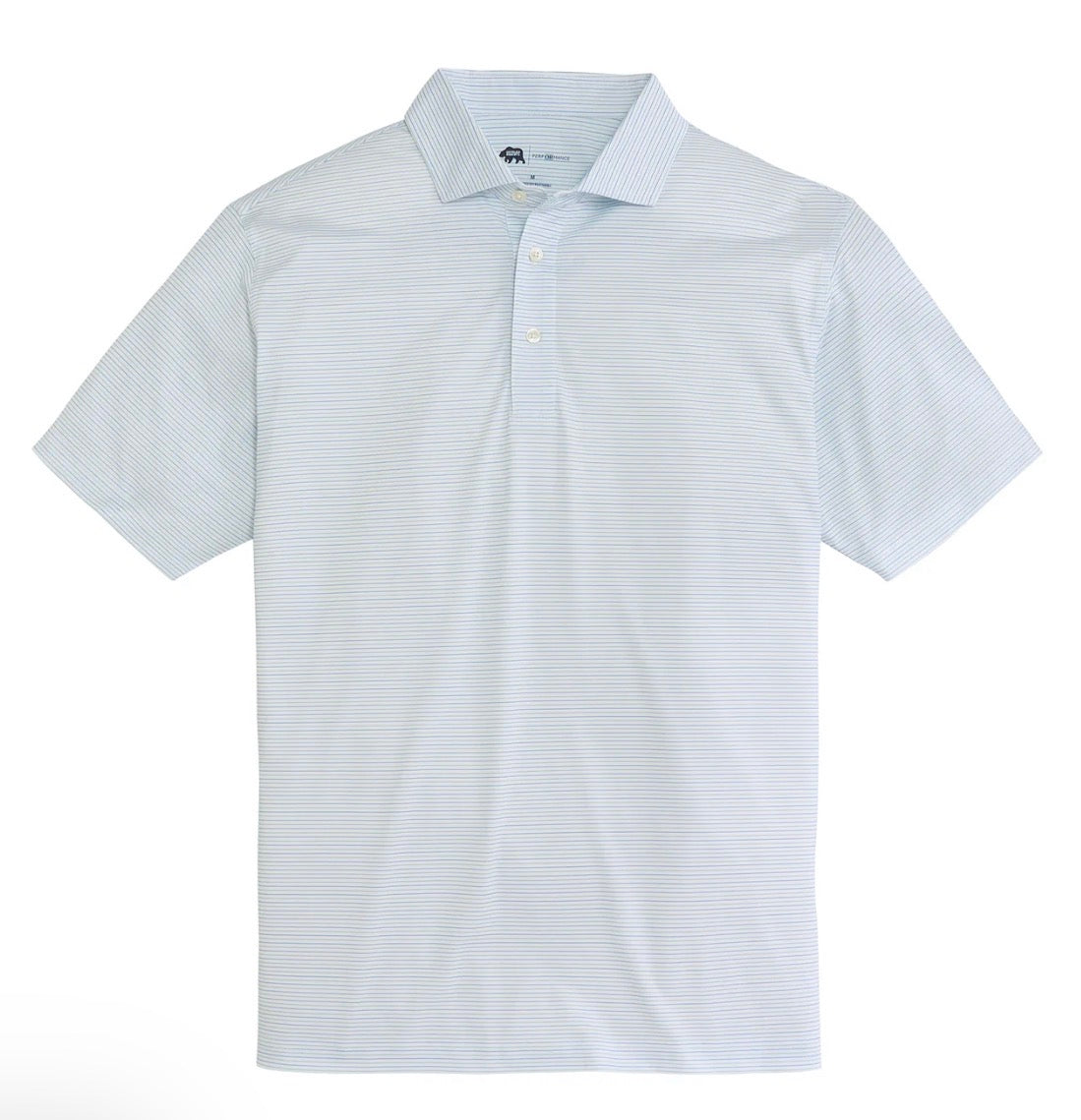 Onward Reserve Tour Stripe Performance Pique Polo - Azurine