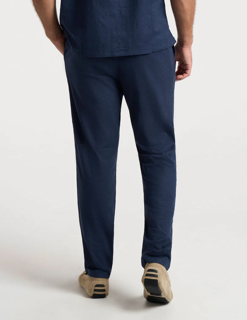 Birddogs Tech Linen Pants - Navy