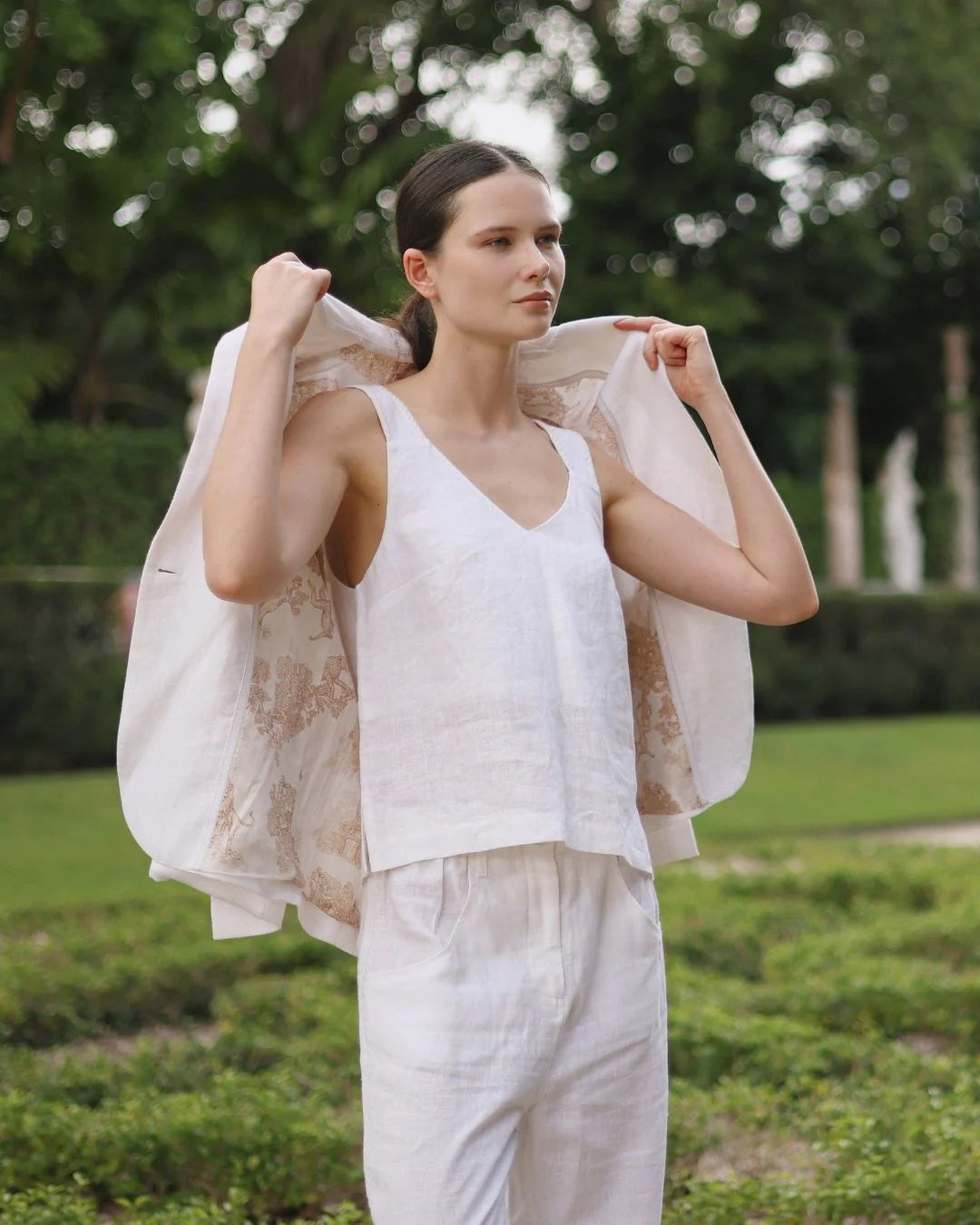 Las Surenas White Top - White