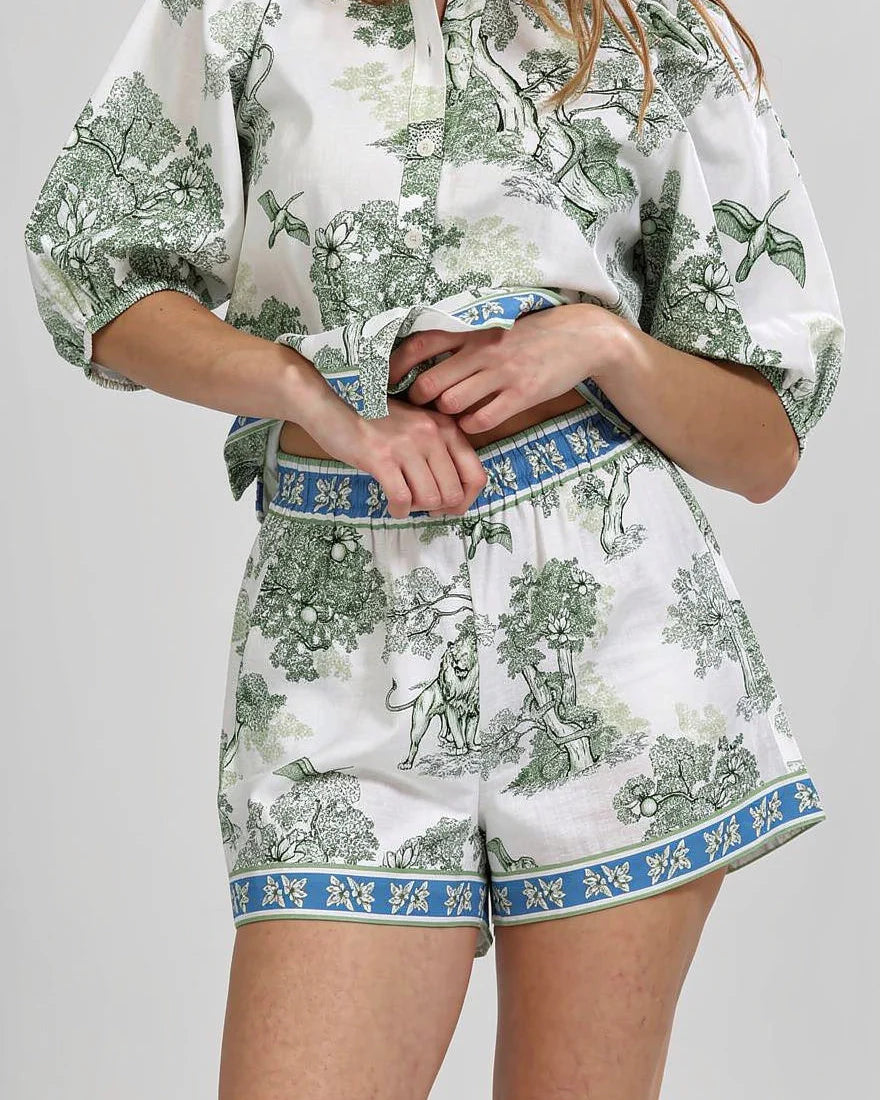 Las Surenas Short - Africa Green