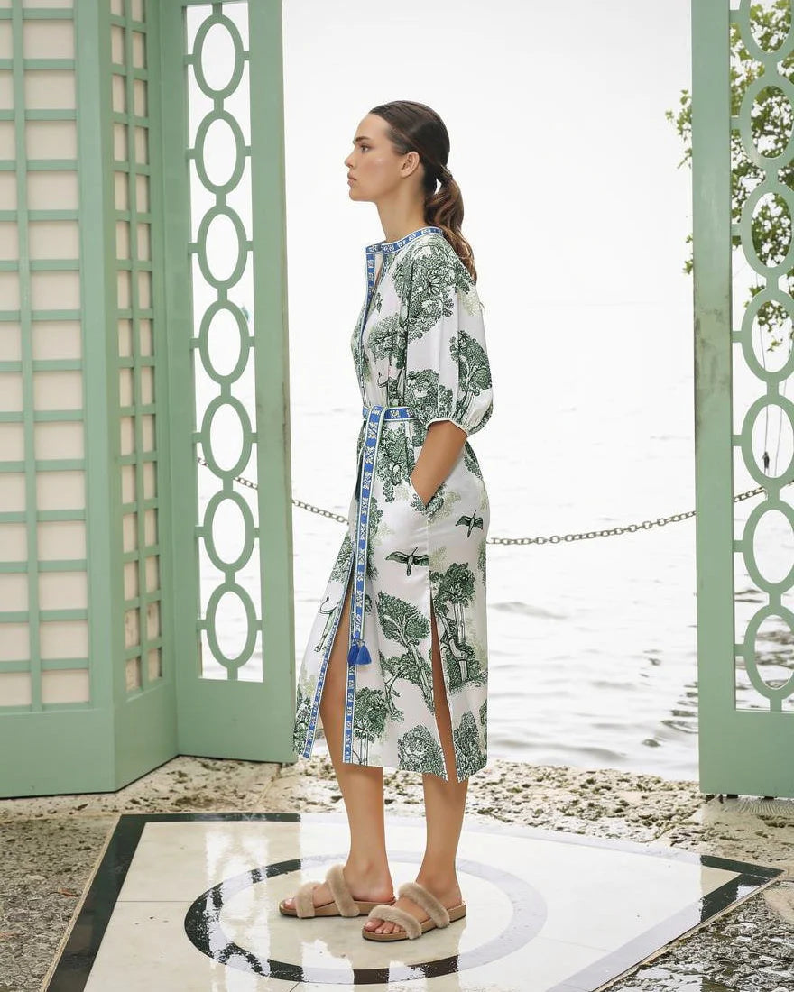 Las Surenas Tunic - Africa Green