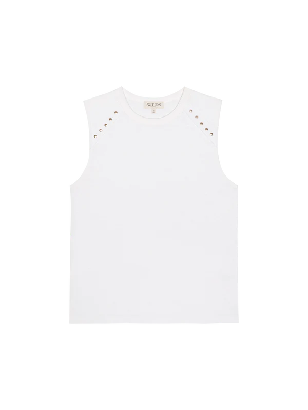 Nation Ltd. Davina Tank - Optic White