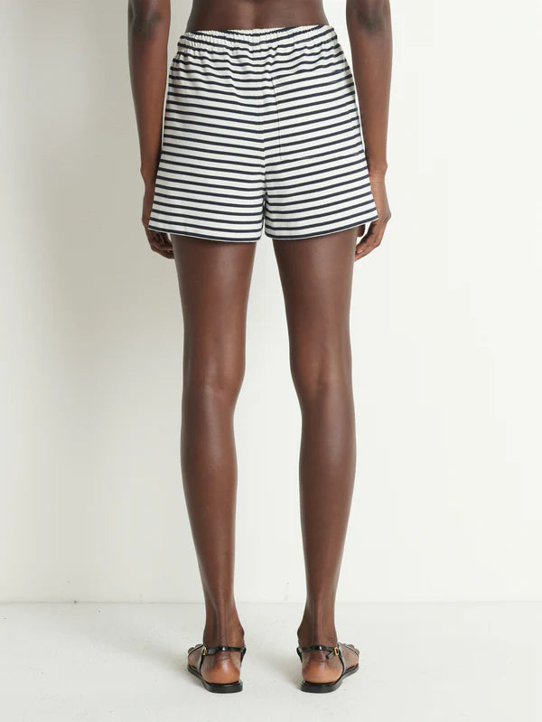 Nation Ltd. Stacey Short - Navy Breton Stripe