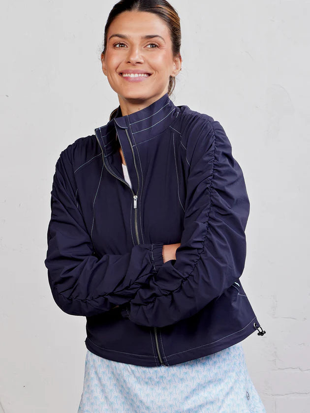 Tasc Jet Set Windbreaker - Classic Navy/Tropical Blue