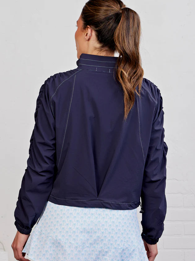 Tasc Jet Set Windbreaker - Classic Navy/Tropical Blue