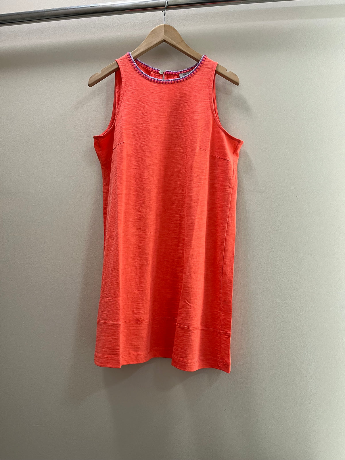 Lisa Todd Summer Swing Dress- Coral poppy