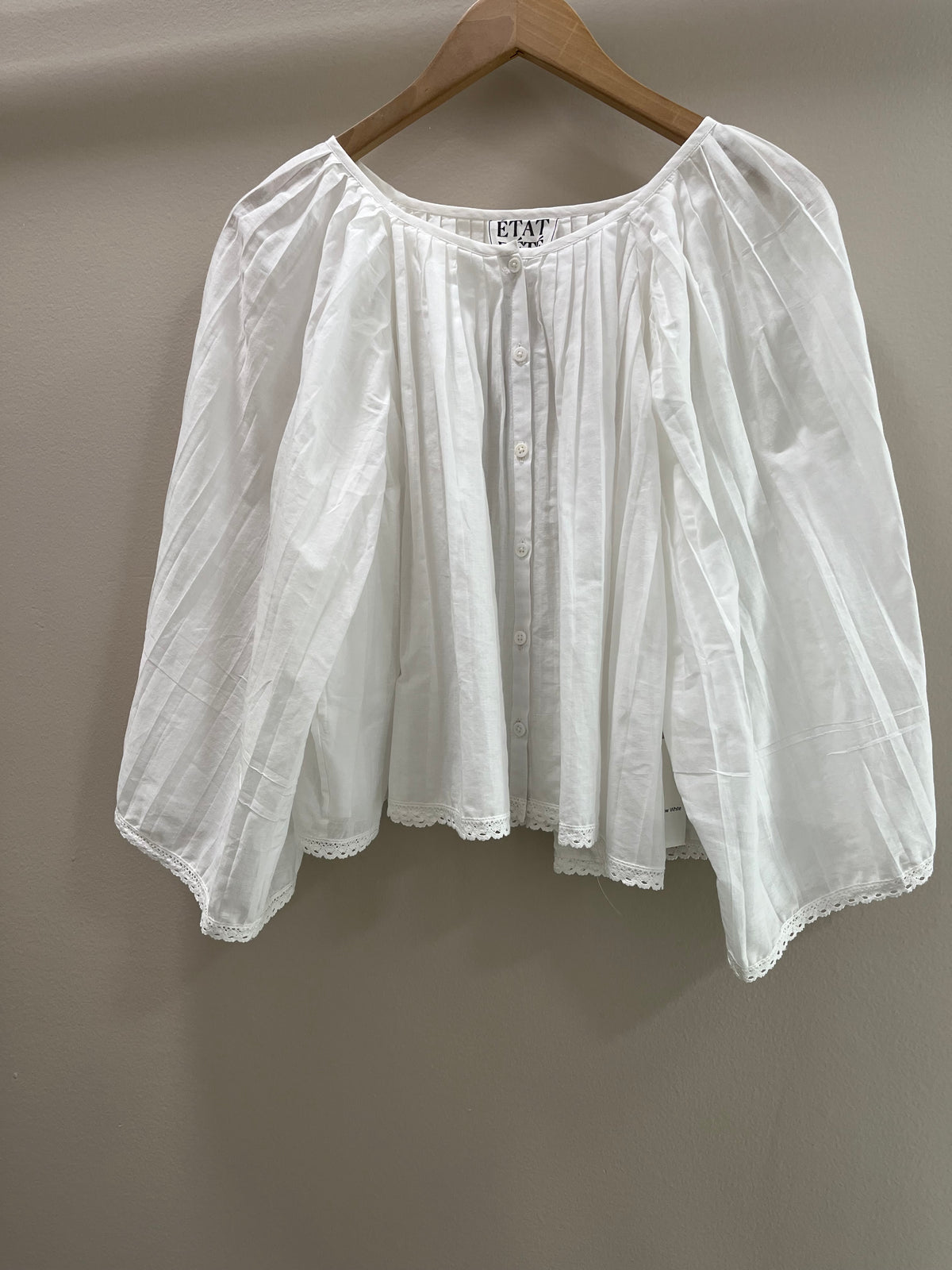 ETAT D'ETE Bliss Blouse- Snow White