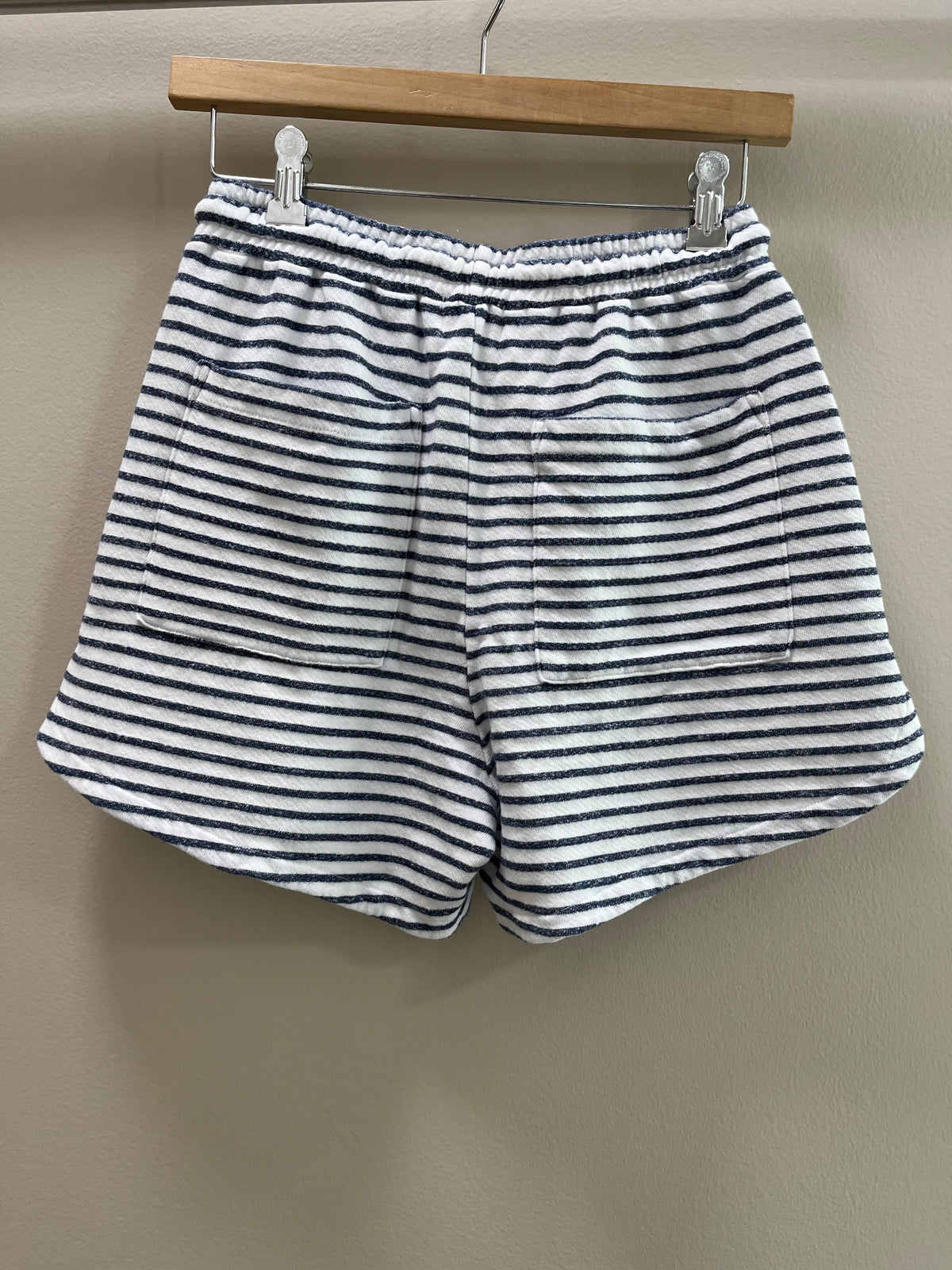 Sundry Stripe Track Short- Optic White