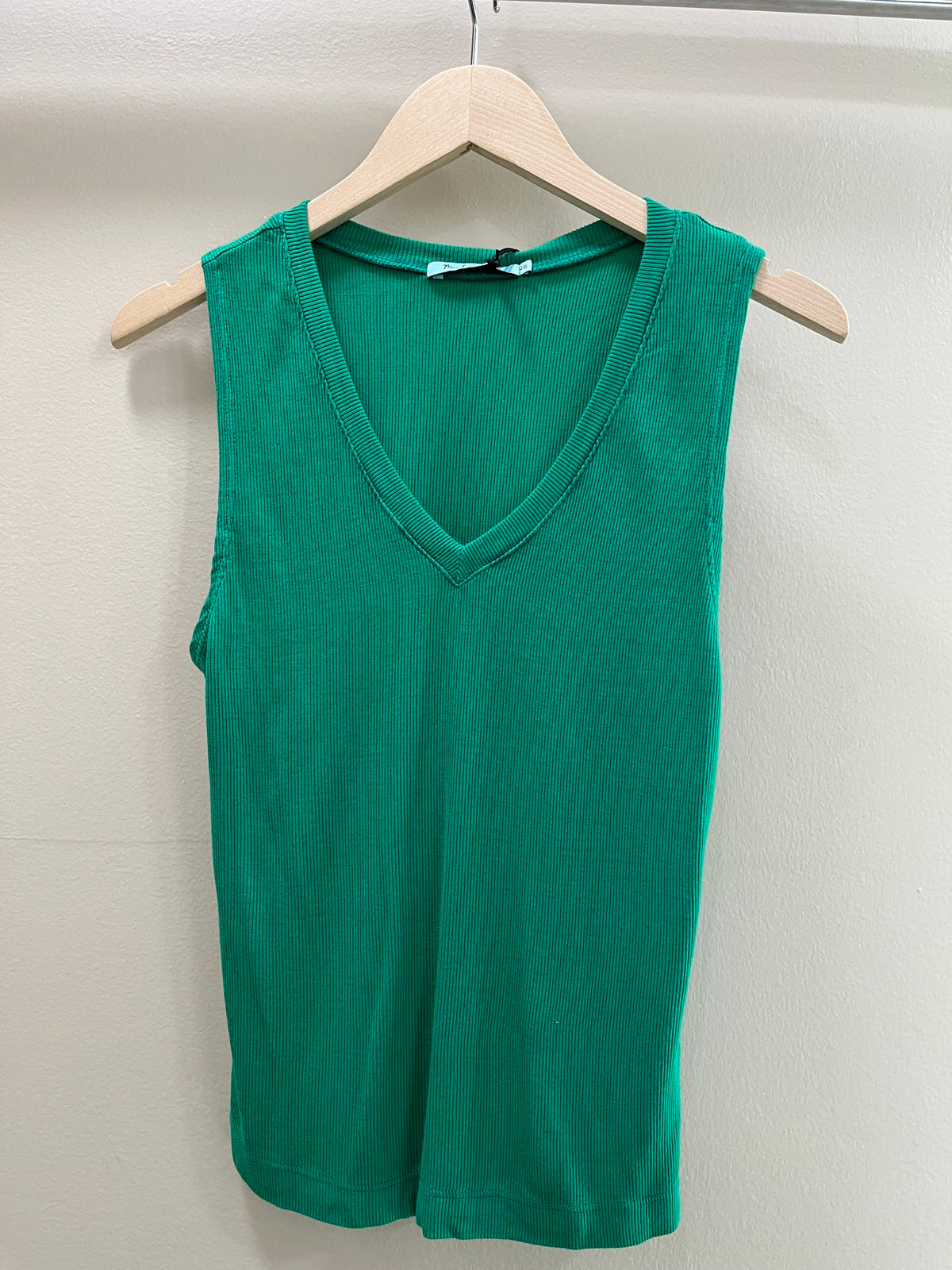 Michael Stars Sofie Crop tank- Maldives Green