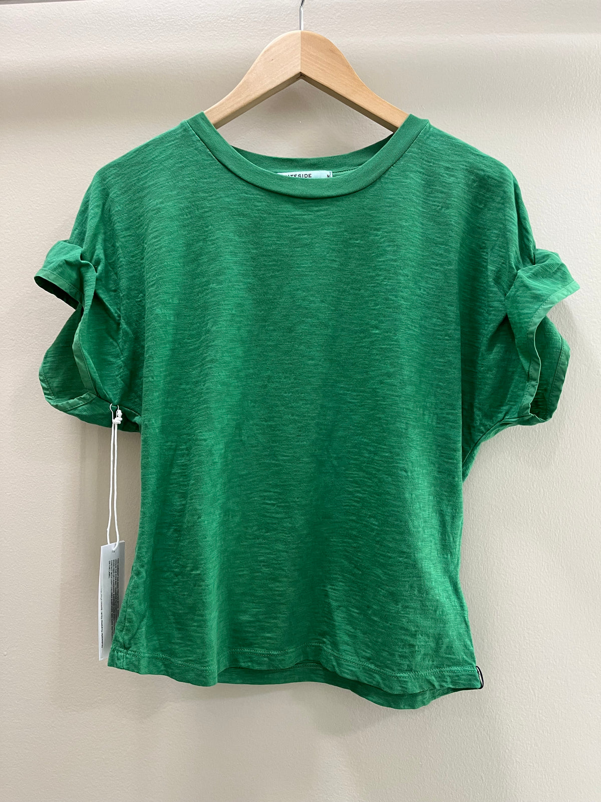 Stateside Supima Slub Jersey Cap Sleeve- Jade