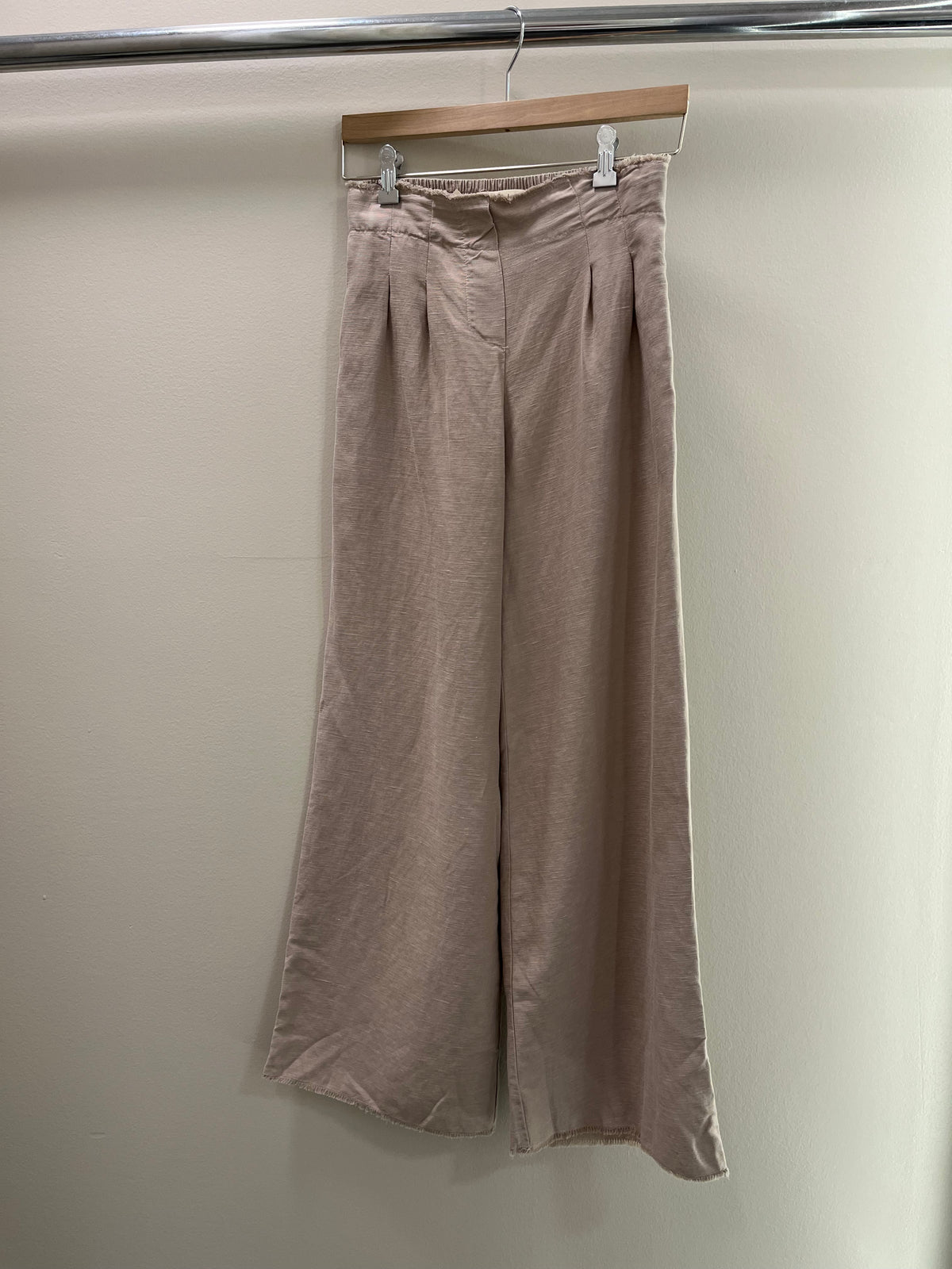Mila Pleat Pants - Sand