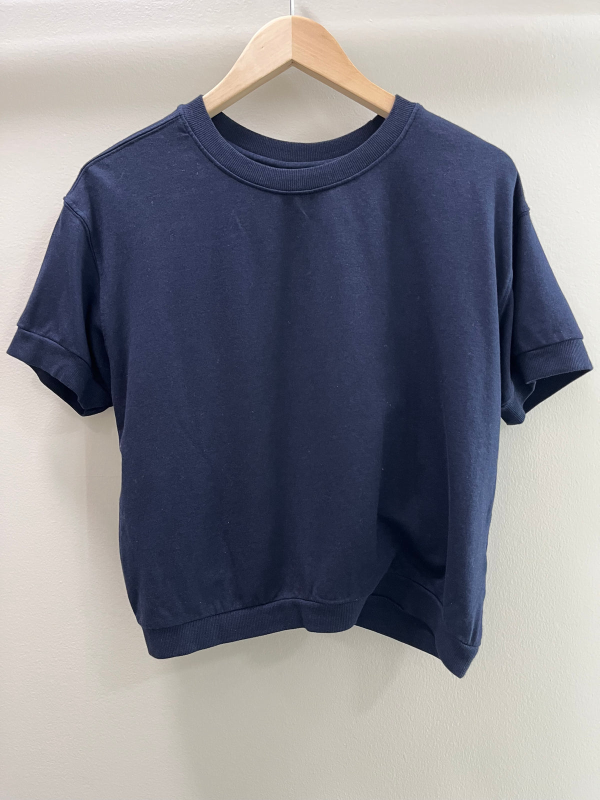 Mila Short Sleeve Sweatshirt - Navy