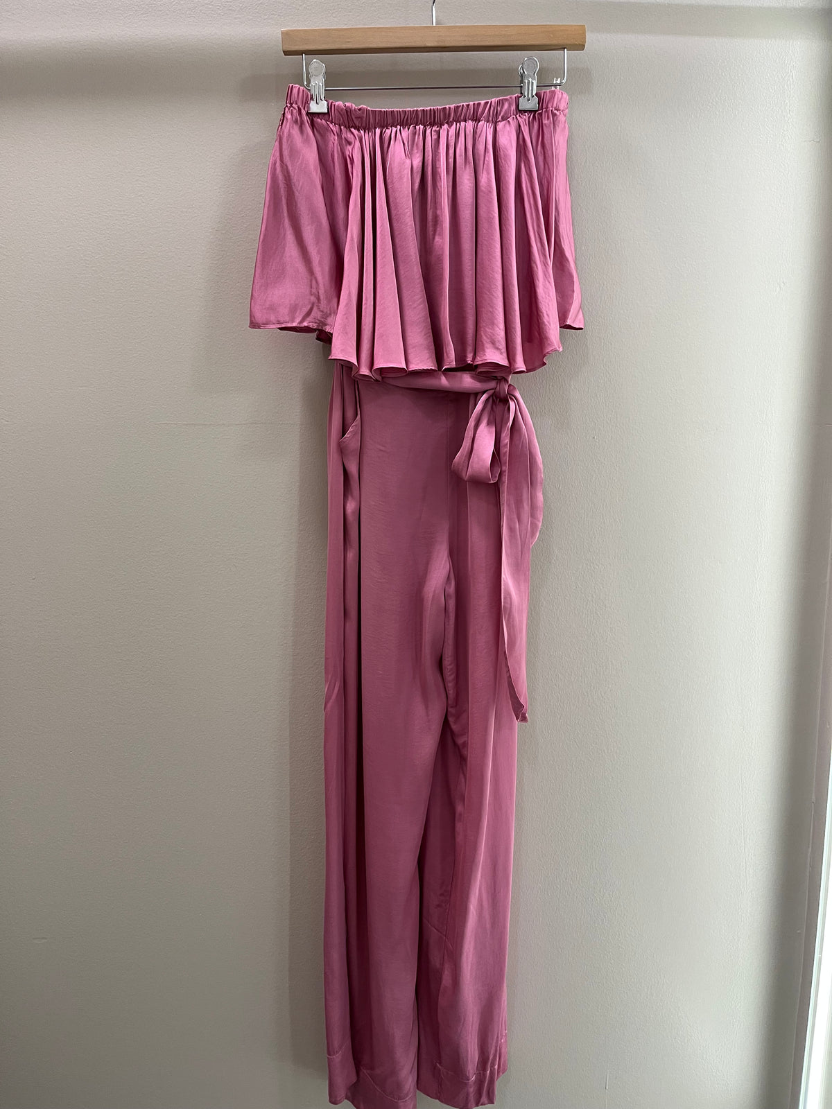 Young Fabulous & Broke Solstice Jumpsuit - Pink Mauve Solid