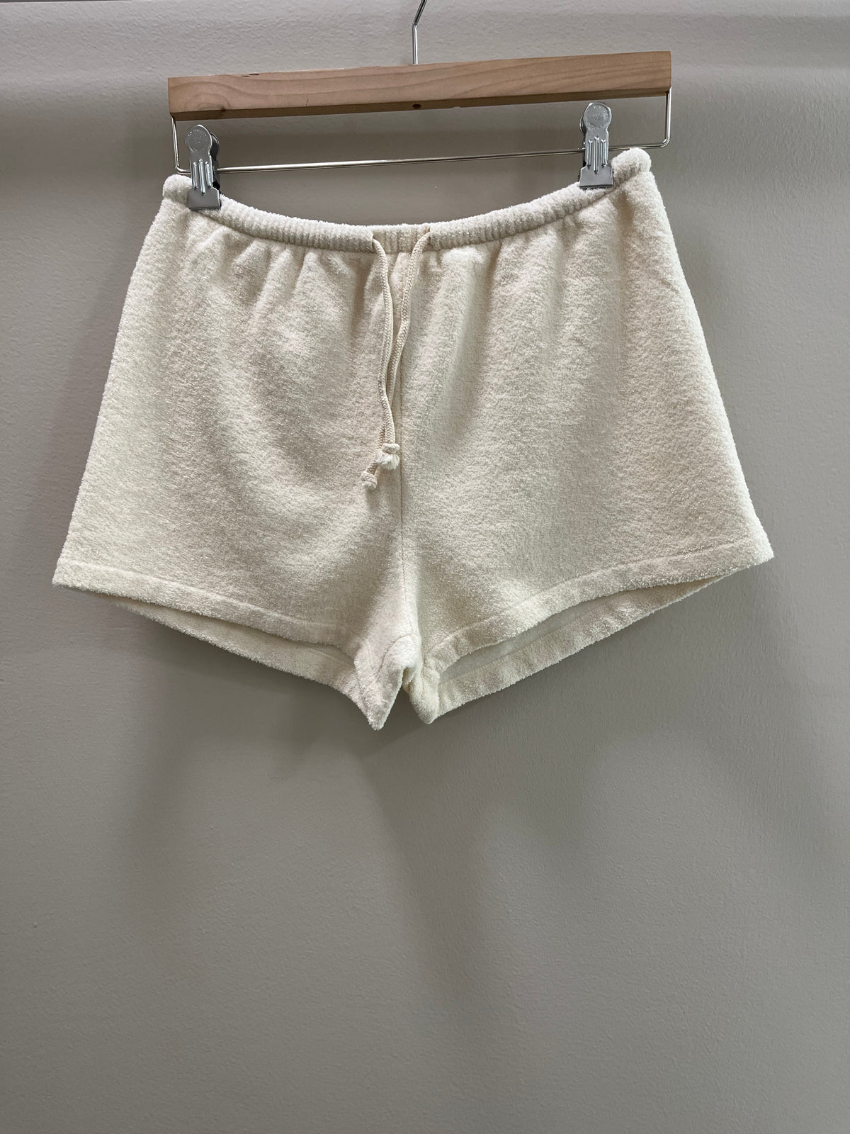Asher Sammi French Terry Shorts- White