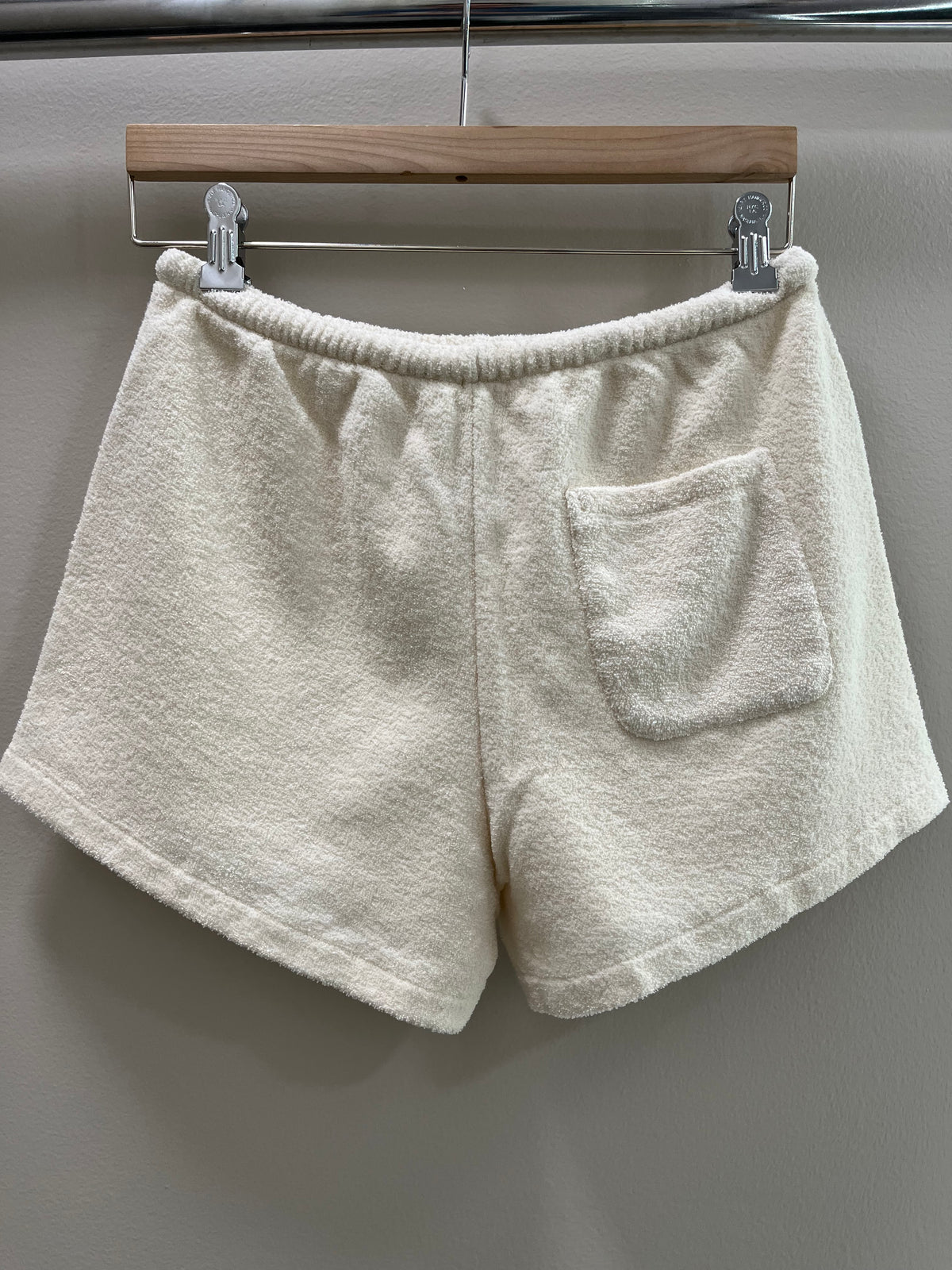 Asher Sammi French Terry Shorts- White