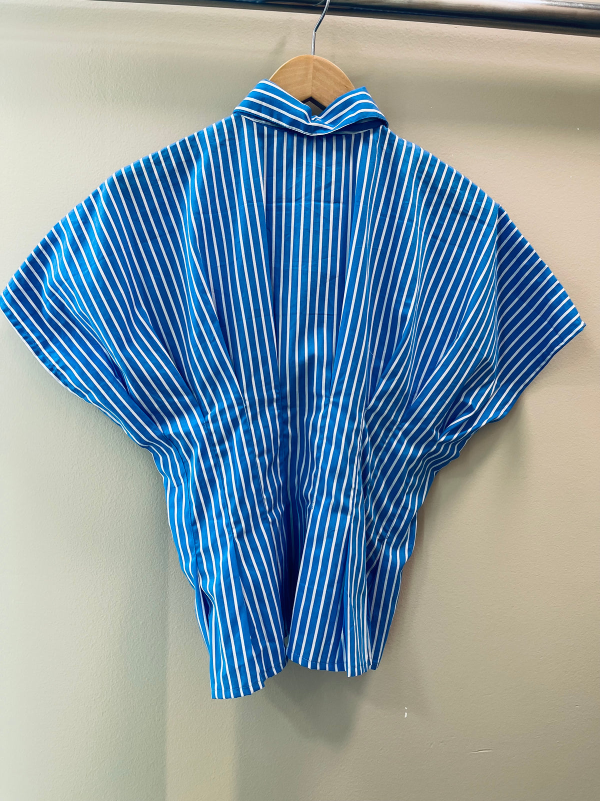 Lusana Tailor Shirt- Coastal Stripe