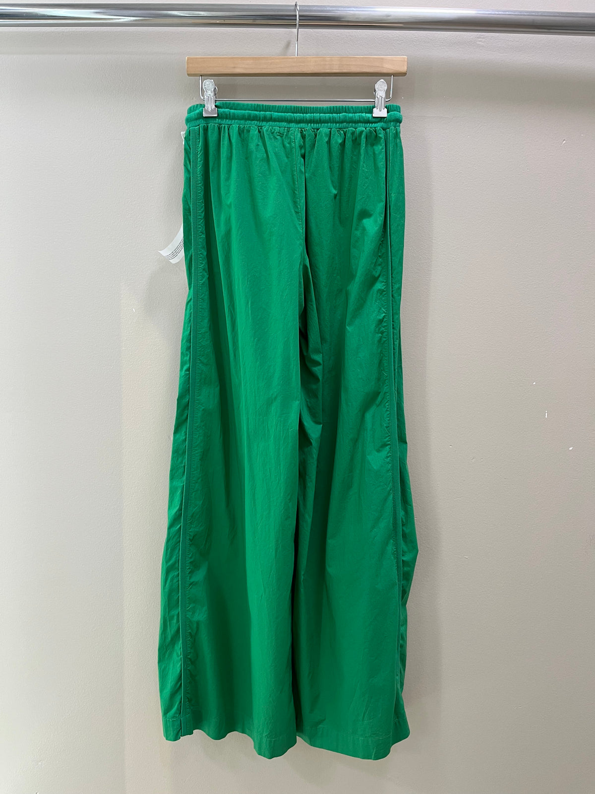 Stateside Pixie Poplin Piped Wide Leg Pant - Jade