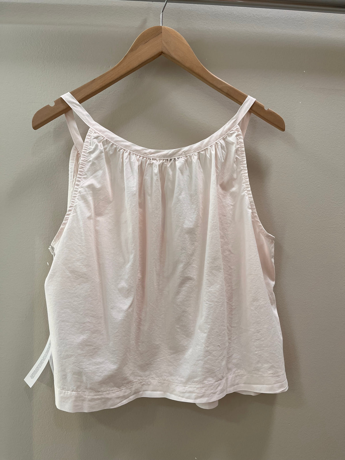 Stateside Voile V-Neck Buttoned Cami- Ice Cream