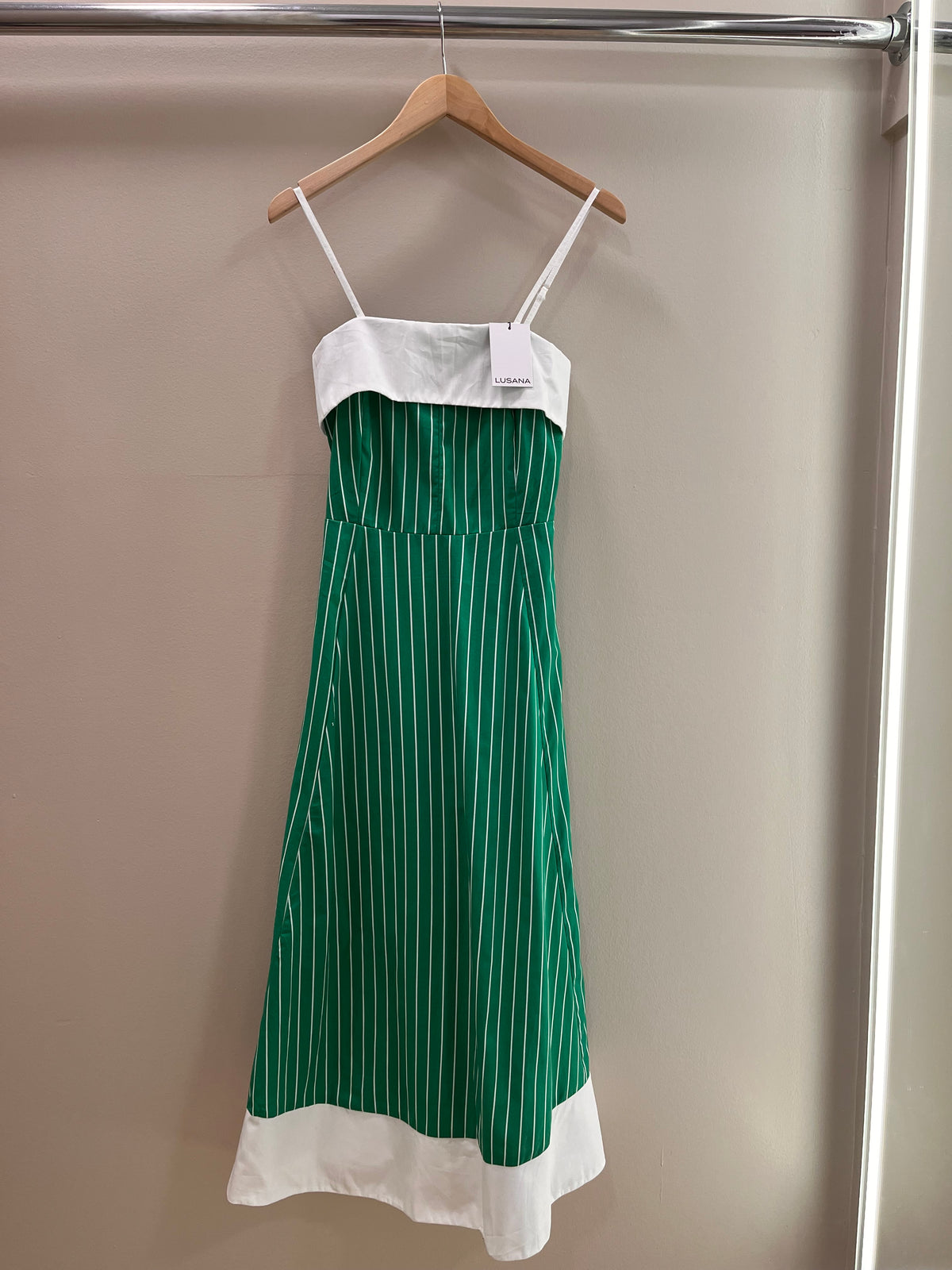 Lusana Nash Dress- Clover Stripe