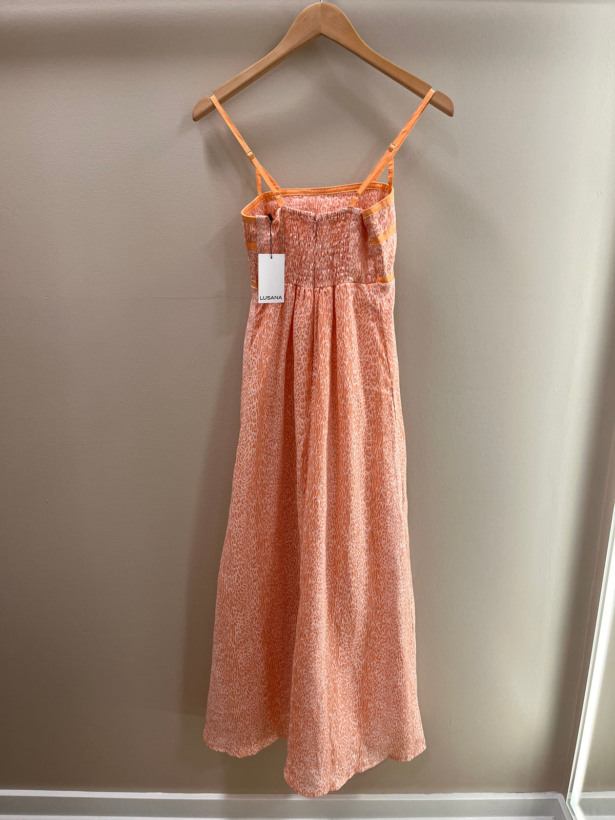 Lusana Callie Linen Maxi Dress- Leo