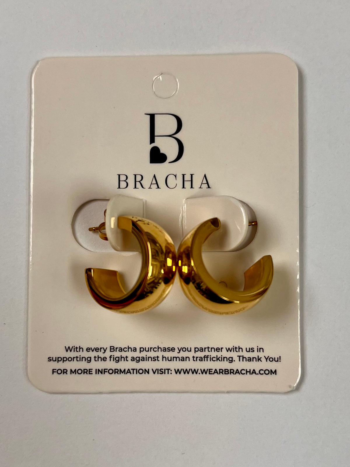 Bracha Elle Small Hoops- Gold
