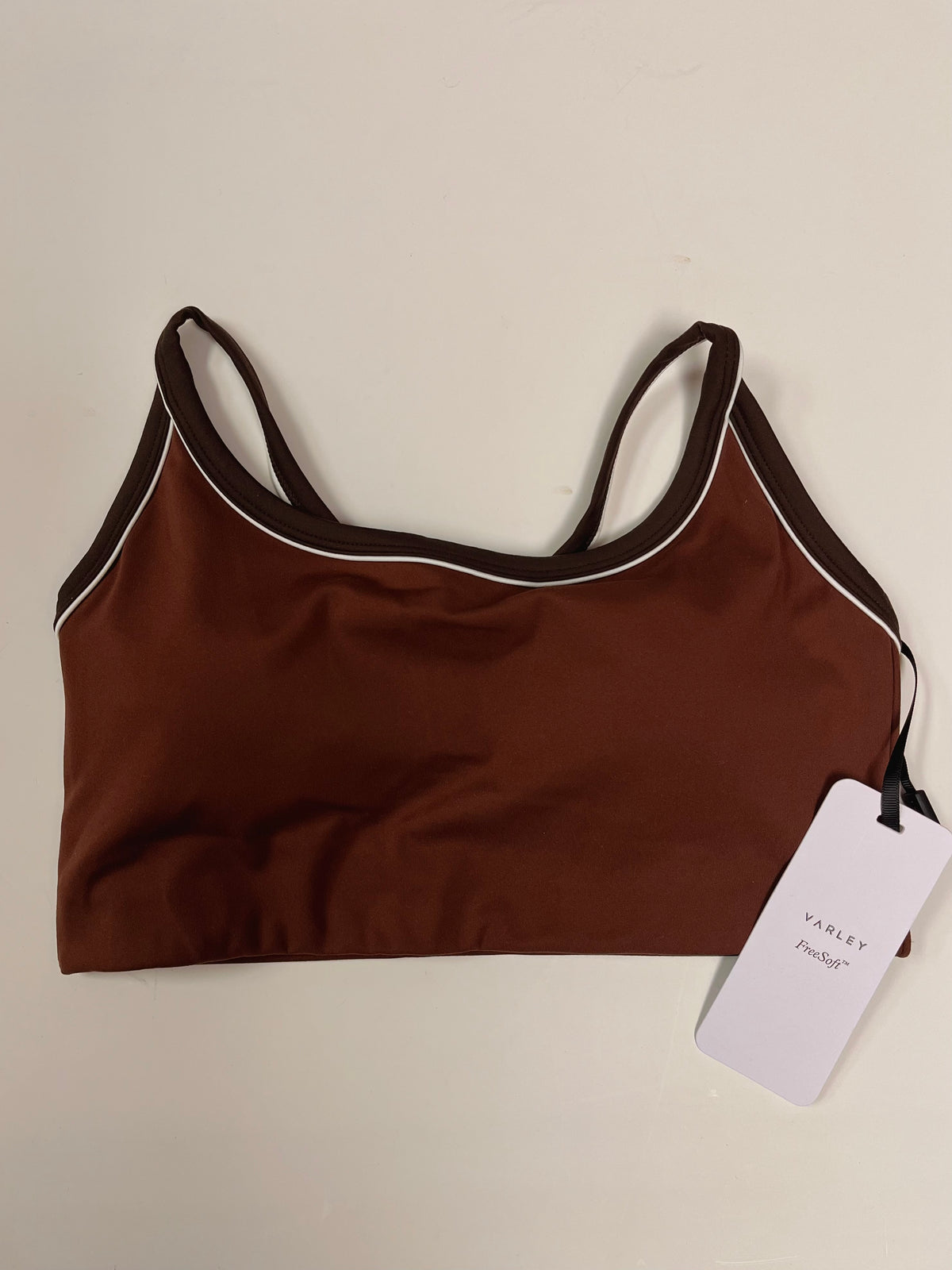Varley Freesoft Piper Bra- Brown Stone