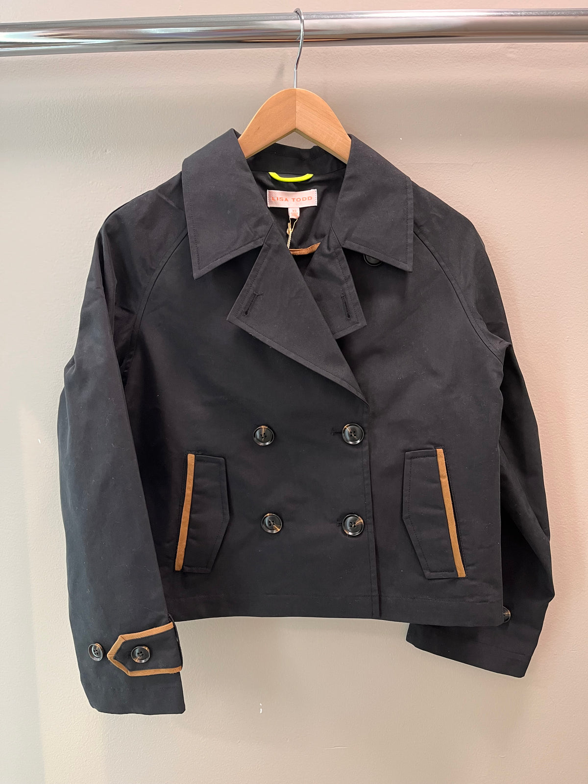 Lisa Todd Trenchin Jacket- Black